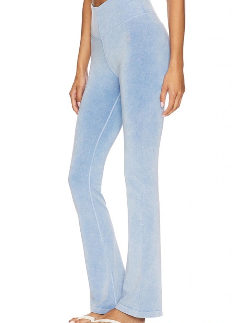 NWT FP Movement by Free People Go To Smooth Leggings - Washed Denim Blue | XL - Picture 2 of 11
